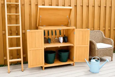 Maximise Garden Shed Storage with Wooden Patio Solutions
