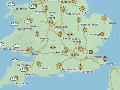 Next UK Heatwave to Last 10 Days from July 3, Temperatures Up to 32C