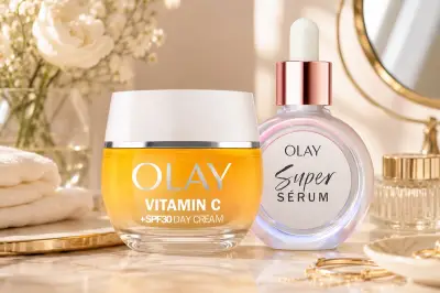 Olay Super Serum & Vitamin C Moisturiser Bundle on Sale at Amazon
