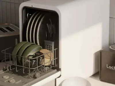 Space-Saving Dishwasher with No Plumbing Needed Now £80 Off