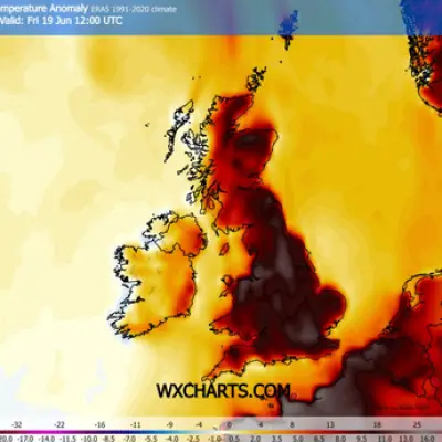 UK Heatwave Forecast: Three Days of 31C+ Temperatures Expected