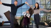 Bakery worker swaps factory floor for Strictly-style dance competition for hospice