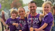 Clitheroe mother runs 80 miles between NHS units that saved her