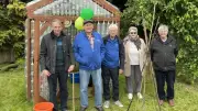 Deanery Primary pupils build eco-greenhouse with Rotary Club