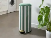 Dunelm Shoppers Delighted by £32 Beatrice Stripe Pedal Bin 'Showpiece'