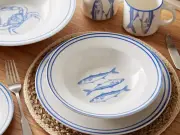 Dunelm's Coastal Dinner Set Now £24 in Summer Sale