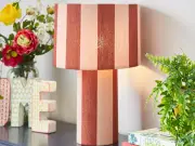 Dunelm's Striped Table Lamp Now £24 in Summer Sale, 'Brings Rooms to Life'