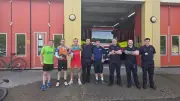 Firefighter runs 8 half marathons in 8 days for Wales Air Ambulance