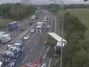 M42 Delays After Lorry Accident Near Solihull Causes Lane Closure