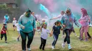 Pupils Raise Over £4,000 in Colourful Charity Dash at Pinxton