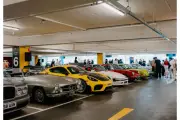 Supercars Take Over Birmingham Car Park for Spectacular Show