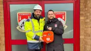 Taylor Wimpey Donates Defibrillator to Stourbridge FC in Life-Saving Initiative