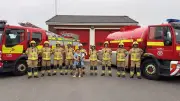 Tumble Fire Station Hosts Charity Car Wash for Brave Girl with Rare Conditions