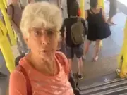 Viral video shows man blocking 80-year-old woman on Tube stairs saying 'I'm relaxing'