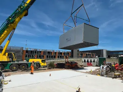 £10m Energy Centre Arrives at Bristol Airport Under Police Escort