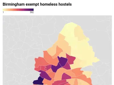 13 Birmingham Wards Become Hotspots for Exempt Homeless Hostels, Data Shows