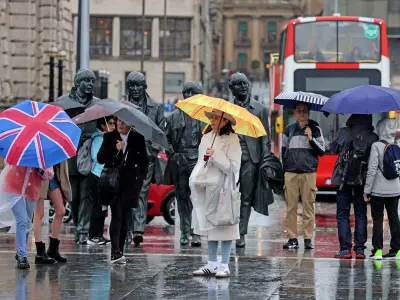 390-Mile Wall of Rain to Soak Almost All of England by Late July