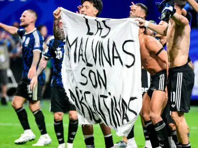 Argentina Face FIFA Sanctions Over Falklands Banner After World Cup Win vs England