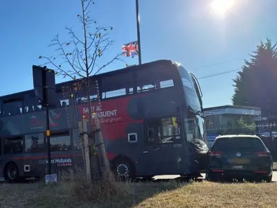 Birmingham Bus Crash Blocks Busy Kingstanding Street After Three-Vehicle Smash