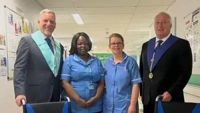 Essex Freemasons Donate Dedicated Wheelchairs to Broomfield Hospital Ward after Patient Paralysis