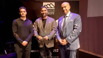 Gogglebox Star Baasit Siddiqui Named Civic Champion at University of Derby Awards