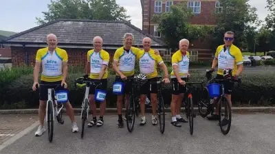 Harrogate friends swap golf for 470-mile bike ride to Bordeaux for brain tumour charity