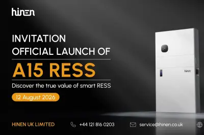 Hinen Unveils A15 UK Energy Storage System for Homes