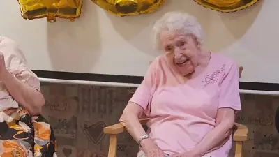 Lincoln Care Home Resident June Olney Celebrates 100th Birthday with Surprise Party and TV Presenter's Message