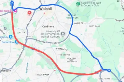 M6 closure near Walsall and Great Barr to cause overnight disruption