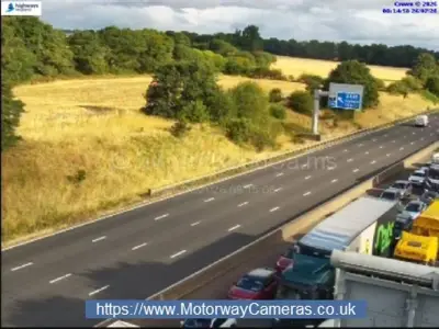 M6 Southbound Traffic Halted After Collision Near Stafford