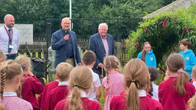 Memorial Garden Honours Late Chair of Governors at St John's Stonefold