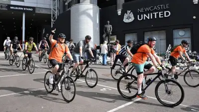 Newcastle cyclists set off on 160-mile ride for £30m cancer centre