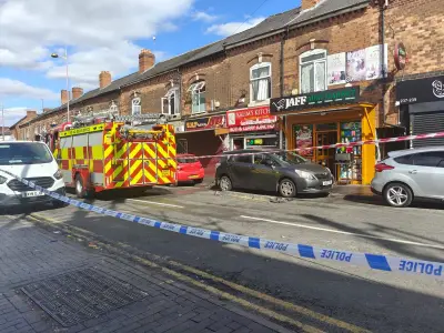 Over 30 Firefighters Tackle Blaze Near Villa Park in Birmingham