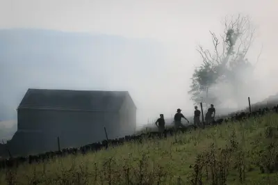 Photos Show Fire Crews Battling Major Wildfire in Midlands
