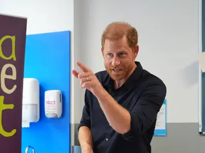 Prince Harry Visits Birmingham Children's Hospital After Legal Battle Loss
