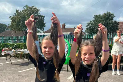 Seven-Year-Old Twins Raise Over £4,000 With First Haircuts For Charity