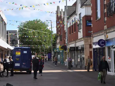 Sutton Coldfield Gracechurch Shopping Centre Flower Market July 11