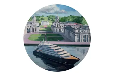 World’s Most Luxurious Yacht to Dock in London with New Artwork