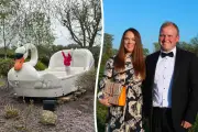 Alton Towers Swan Boat Rescued from Walsall Bar by Staffordshire Superfan