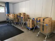 Amazon Sutton Coldfield Donates 300kg Food to Birmingham Foodbank