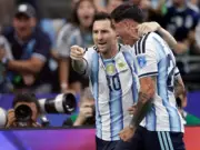 Argentina Wear Lucky Navy Kit vs England in World Cup Semi-Final