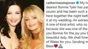 Catherine Zeta-Jones Pays Emotional Tribute to Bonnie Tyler After Death at 75
