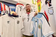 Classic England and Argentina Football Kits on Sale at Shrewsbury Shop