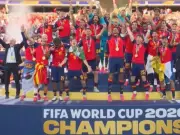 Donald Trump Refuses to Leave Podium During Spain's 2026 World Cup Trophy Celebration