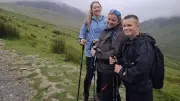 Family climbs Mount Snowdon to raise £2,500 for care home staff