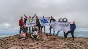 Fathers' group aims to climb highest points in all Welsh local authorities in four days for hospice