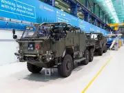 Final British Army Jackal 3 Vehicle Rolls Off Production Line at Devonport Dockyard