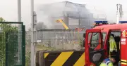 Firefighters Tackle Huge Blaze at Wolverhampton Skip Firm with 1,000 Tonnes of Recycling Alight