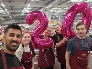 Hobbycraft at Webbs of Wychbold gives free goody bags for 20th birthday