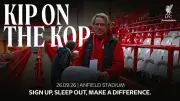 Kip on the Kop sleepout returns to Anfield for fourth year